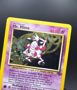 Mr. Mime 6/64 Holo Card Jungle Set 1999 Pokemon WOTC - Image 1