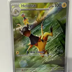 Heliolisk 177/167 Twilight Masquerade NM Illustration Rare Pokemon Card - Image 3