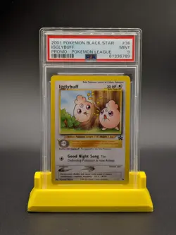 Pokemon TCG Igglybuff Card 36 WOTC Black Star Promo - Image 1