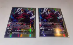 Piedmon ACE EX8-062 SR Digimon CCG | Chain of Liberation NM Two Card Lot TCG - Image 1