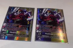 Piedmon ACE EX8-062 SR Digimon CCG | Chain of Liberation NM Two Card Lot TCG - Image 2