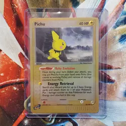 Pichu - 20/100 - Reverse Holographic e-Series - Pokemon Card - Lot #589 - Image 1