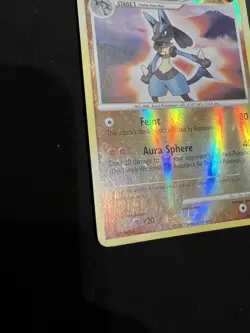 Lucario Reverse Holo, 6/130, Rare Pokemon Card, Diamond and Pearl - LP - Image 4