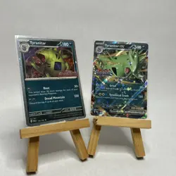 Prismatic Evolutions Lucario EX And Tyranitar Stamped Promo Cards (4 Sets!) - Image 2