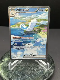Pokemon TCG Altaria EX Paradox Rift Holo Card Special Illustration Rare 253/182 - Image 1