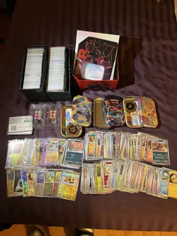 Massive 1000+ Card Lot! Exs, Over 200 Holos, Dice Empty Tins And More! 🔥 - Image 1