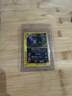 Pokemon TCG Tyranitar Aquapolis Holo Card H28/32 NM Near Mint E Reader 2003 - Image 1