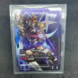Gundam Card Game ST01-001 LR+ Gundam Rx-78-2 Alt Art - Image 1