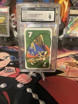 Zacian Pokemon Playing Card Pokemon Pocket UNO-7 Green CGC Gem Mint 10 - Image 1
