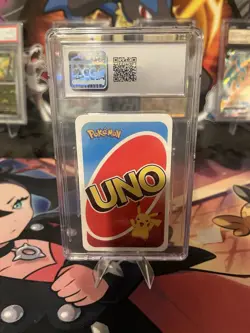 Zacian Pokemon Playing Card Pokemon Pocket UNO-7 Green CGC Gem Mint 10 - Image 2