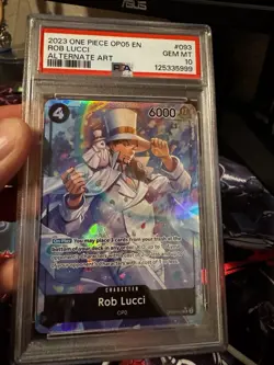 Op05 Rob Lucci Alt Art PSA 10 One Piece Card - Image 2