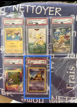 POKEMON PSA 10 GEM MINT Abra 1st Edition Base Set Shadowless 1999 Card 43/102 - Image 2