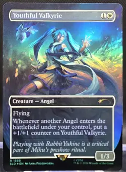 Youthful Valkyrie #1588 Secret Lair Drop Rainbow Foil Rare - Image 1