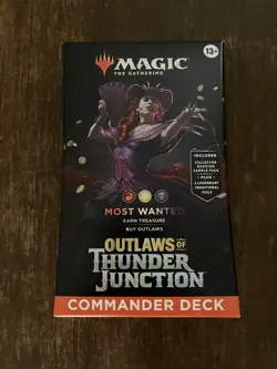 Magic the Gathering Outlaws of Thunder Junction commander deck - Most Wanted - Image 1
