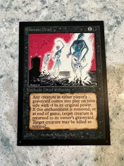 Animate Dead - Collectors Edition Int - NM - Near Mint - MTG - Image 1