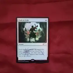 Path to Exile FOIL MTG FNM PROMOS Uncommon White Instant x1 - Image 1