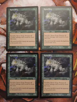 NM Spore Frog Prophecy PCY X4 (Playset) MTG Magic the Gathering - Image 1