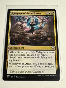 Rampage of the Valkyries - Kaldheim Regular Magic the Gathering NM MTG - Image 1