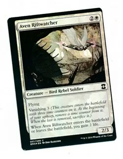 Aven Riftwatcher FOIL - MTG Magic The Gathering - Misprint NM - Image 1