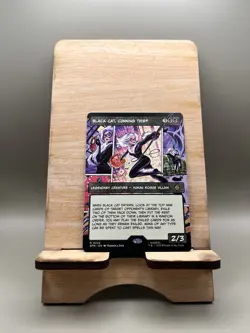 Black Cat, Cunning Thief (Borderless) Regular #222 MTG: Marvel's Spider-Man - Image 1