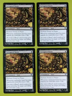 Corrupted Roots x4 Conflux 4x Playset Magic the Gathering MTG - Image 1