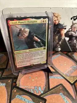 Cloud, Planet's Champion, Foil Final Fantasy, Magic: The Gathering NM Condition - Image 1