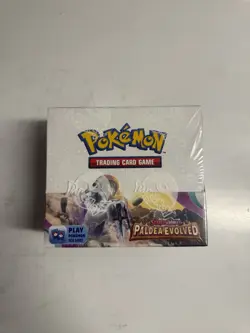 Pokemon TCG Scarlet and Violet Paldea Evolved Booster Box, Sealed - Image 1