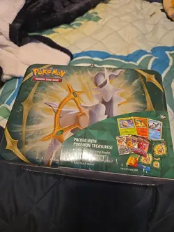 Pokemon TCG - Arceus Collector Chest Lunchbox Tin Spring 2022 FACTORY SEALED - Image 1