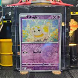 Fidough Paldean Fates Reverse Holo Pokemon TCG 038/091 Scarlet & Violet Common - Image 1