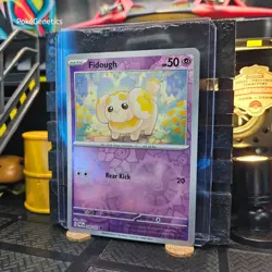 Fidough Paldean Fates Reverse Holo Pokemon TCG 038/091 Scarlet & Violet Common - Image 2