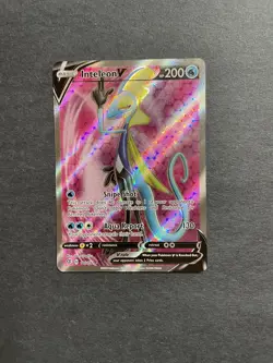 Inteleon V 180/192 SWSH Rebel Clash Full Art Ultra Rare Holo Pokemon 2020 NM - Image 1