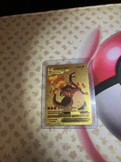 Charizard VMAX (Shiny) Gold Foil Pokemon Card - Image 1