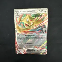 Team Rocket’s Persian ex 150/182 SV10: Destined Rivals Double Rare - NM - Image 3