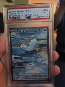 2023 POKEMON PAR EN-PARADOX RIFT #253 ALTARIA EX SPECIAL ILLUSTRATION RARE-PSA 9 - Image 1