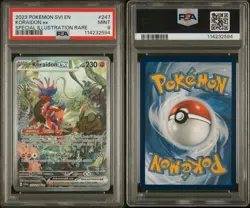 2023 POKEMON SVI EN-SCARLET & VIOLET SPECIAL ILLUSTRATION RARE KORAIDON EX PSA 9 - Image 3
