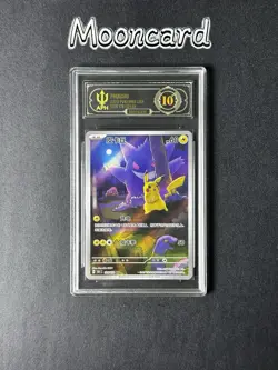APH Black 10* Pokemon Chinese 151 Gengar Pikachu Art Rare 2025 151C 172/151 AR - Image 1
