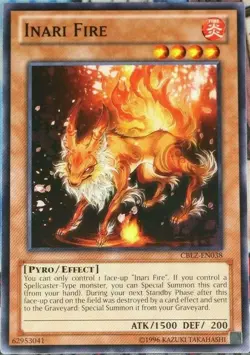 Yugioh: INARI FIRE - [CBLZ-EN038] - [Common] - [Unlimited Edition] - NM/M - Image 1