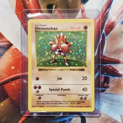 Hitmonchan - 7/102 - Shadowless Holo Rare - Base Set - Pokemon Card - Lot #607 - Image 1