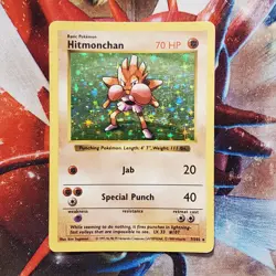 Hitmonchan - 7/102 - Shadowless Holo Rare - Base Set - Pokemon Card - Lot #607 - Image 3
