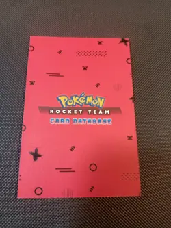Pokemon Charizard Shiny #5 Purple Holo Team Rocket Card Database Set Peru - Image 2