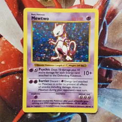 Mewtwo - 10/102 - Shadowless Holo Rare - Base Set - Pokemon Card - Lot #606 - Image 3