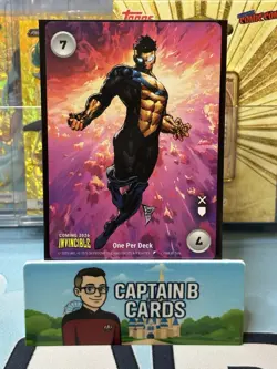 2025 OverPower Invincible Promo Card - Image 1