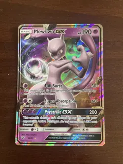 Mewtwo GX 39/73 Shining Legends Holo Pokemon Card - NM - Image 1
