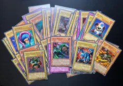 Lot of 40+ Vintage Yu-Gi-Oh Cards - LP+ - 1996 - Image 1