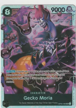 Gecko Moria OP06-086 English Super Rare PRB01 One Piece Card Game - Image 1