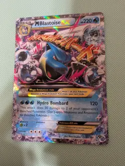 Pokemon TCG Mega-Blastoise EX XY 30/146 Holo Rare Card NM - Image 1