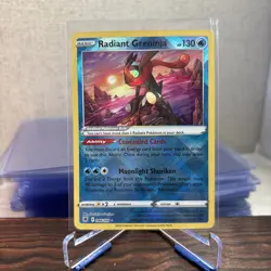 Radiant Greninja 046/189 Rare Holo Card Pokemon TCG Astral Radiance - Image 1