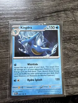 Pokemon Kingdra Galaxy Cosmo Holo TCG Card 032/182 Promo Rare Pokemon Fast Ship - Image 1