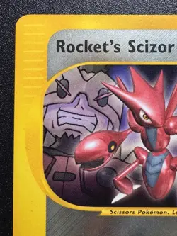 Rocket's Scizor WoTC Best of Game Black Star Promo 4 Pokemon Card MP - Image 3