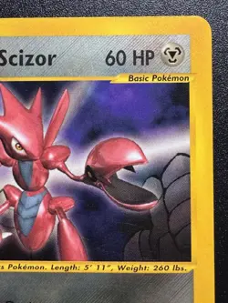 Rocket's Scizor WoTC Best of Game Black Star Promo 4 Pokemon Card MP - Image 4